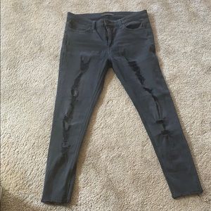 Joe’s Jeans Distressed Black Denim Size 31